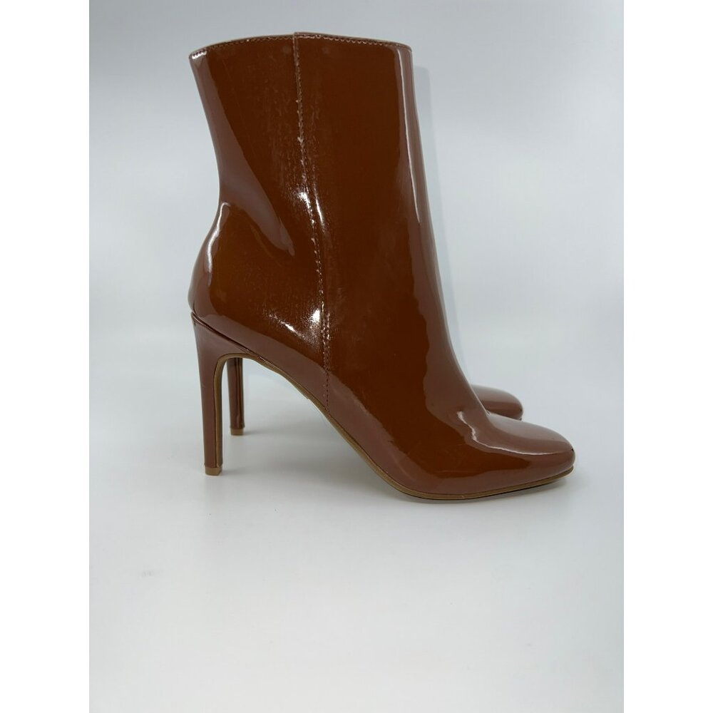New Anne Michelle Ladies Stiletto Boots Tan Size 8